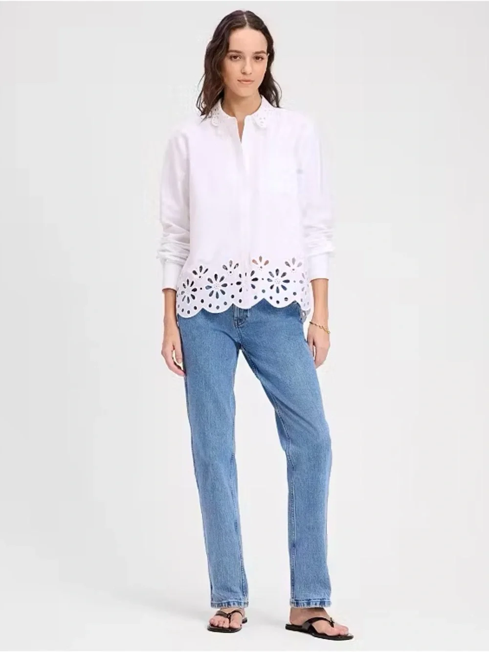 Kate Spade Daisy Eyelet Shirt